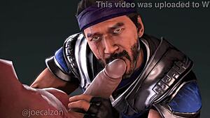 Joe Calzons Patreon gay blowjob-animationer är heta