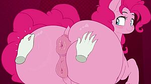 Pinkipie Culo Enorme esittelee massiivisen ison perseen hentai-toiminnassa villille faneille