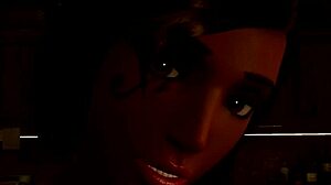 Pharah дълбоко гърло кур за фейшъл и поема твърди бекшотове