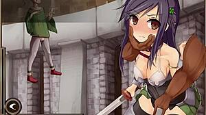 Hentai game with red-haired heroine in Arena 3