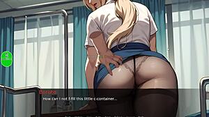 Tsunade's handjob during game break