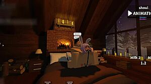 Raw Roblox Session! Me Fucking My Girl Hard Doggy Style!