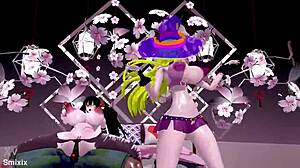 Natsumi Kyouno in 3D Hentai: Squirting and Dancing Wild