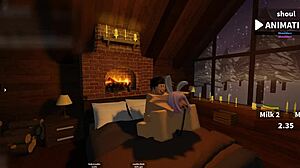 Сырая сессия в Роблокс! Я жестко трахаю свою девчонку раком!