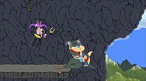 Furry succubus rides big cock to cumshot in Armas Quest