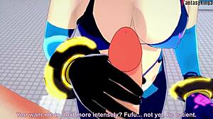 Samus Aran sundává bikiny pro divoký metroid fantasy sex