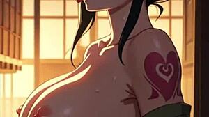 Horny yoga pants ahegao creampies in public anime scenes