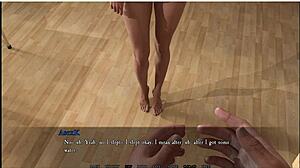New video features a hot milf seducing a man in a 3D setting
