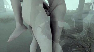 skyrim b and l sex mod - banging on a farm field