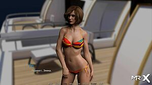 waterworld ep1: tight swimsuit and cabin sex with aqua milf