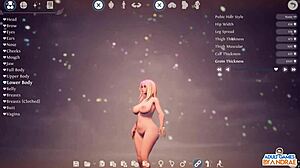 3D animated femdom sex with big tits and creampie