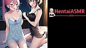 Homemade ASMR video of two college students’ lesbian experience