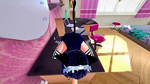 pov action with cyan hijirikawa getting uncensored assfucking in show by rock porn