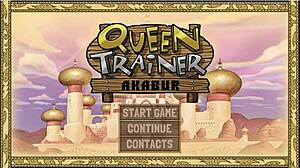 A sexy teacher trains her student in a fun filled Arabian Nights themed game