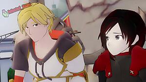 American Dad's Jaune seduces Rubi in a steamy scene