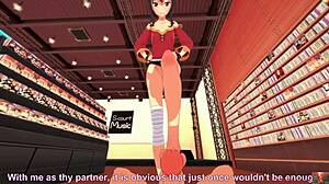 Megumin's erotic cosplay performance