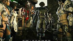 Huge Reverse Gangbang With Hot Ladies