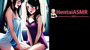 Homemade ASMR video of two college students’ lesbian experience