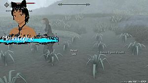 スカイリム B&LセックスMOD - 農場の畑でバンギング