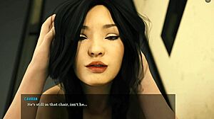 Asian girl gets hard cock deep in her pussy