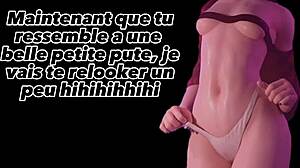 Черт! Французская D.Va дает хентай JOI с фемдом анальным экшеном!