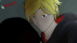 American Dad's Jaune seduces Rubi in a steamy scene