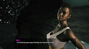 Hot Sex with Ebony Goddess in Interracial Anime Tale