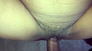 indian girl gets creampie from machine during tattoo orgasm