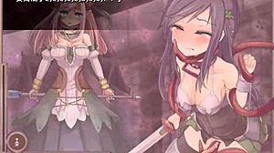 Hentai game with red-haired heroine in Arena 3