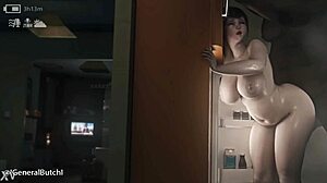 Mei Takes Big Black Cock in Overwatch Hardcore Fucking Scene