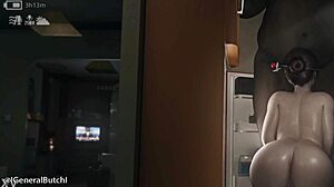 Mei Takes Big Black Cock in Overwatch Hardcore Fucking Scene
