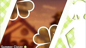 Summer Clover Harem Hentai Game Ep 17 Features Nun Sister Sucking Finger in Public