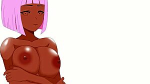 Hentai art: Transgender beauty in action