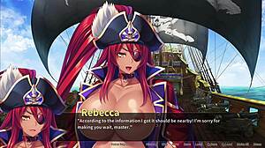 Rebecca’s big boobs and her love for bukkake in Pirate Booty and the Bukkake Buccaneer