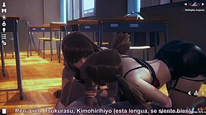 Slamming Two Rich Whores Hard in Honey Select 2 Action Scene!