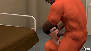 Prison bang session with hot babe