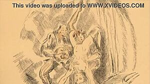 Vintage Erotic Drawings Tell Stories of Seduction from the Past