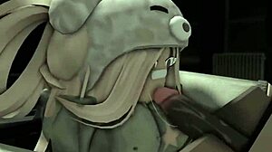 Blonde Girl Craves Massive BBC in Rule 34 Action