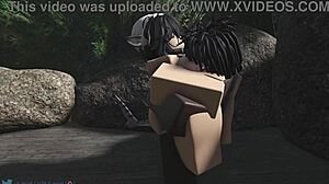 Rough pond sex animated porn