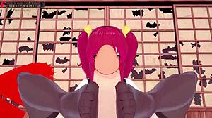 Черт, Стелла Вермиллион делает футджоб, хэндджоб, бубджоб и ебет в POV!