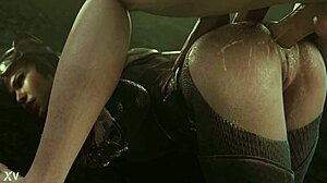 Cartoon porn with Catwoman and anal scenes