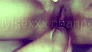 Natural tits bounce while being fucked in a doggy style