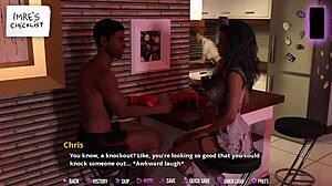 3D animated college party with big tits and cum