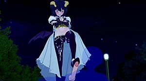 Night encounter with magia baiser in mahoako hentai