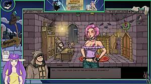 Magic school girl gets her tits spanked in Witch Trainer: Silver Part 23