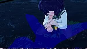 Night encounter with magia baiser in mahoako hentai