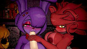 Epic Trio with Bonfie and Fexa Featuring Huge Cock and Big Tits Rule 34