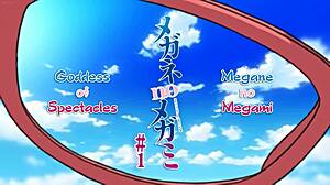 so, this ugly bastard scores with megane no megami in hentai