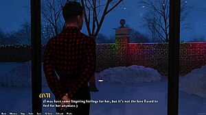 Red head with big tits in just a bra lures me to the couch in Being a Dik 239