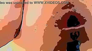 cartoon stranger sneaks in and takes my ass.